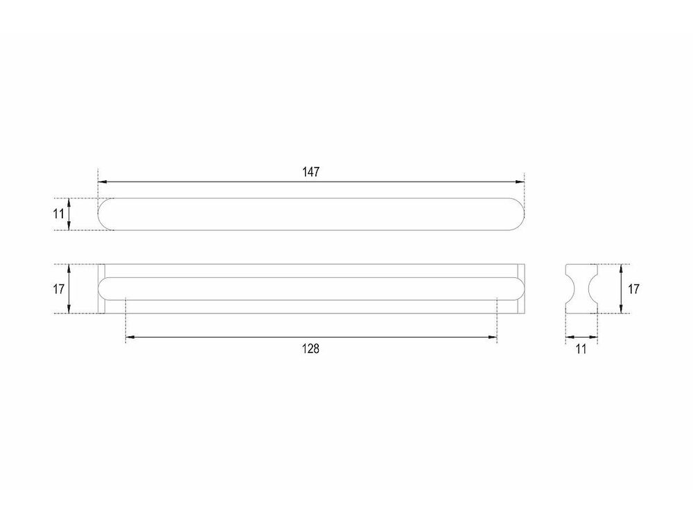 Ручка скоба мебельная VOLNA RS065SC.4