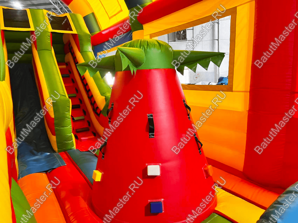 Коммерческий надувной батут "Радуга 2" 11*6*6 м