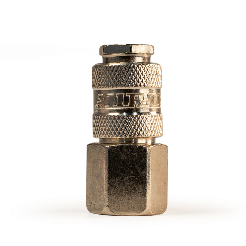 Штуцер мама с внутренней резьбой 1/2F, никелированная сталь, уп. 1шт 39250