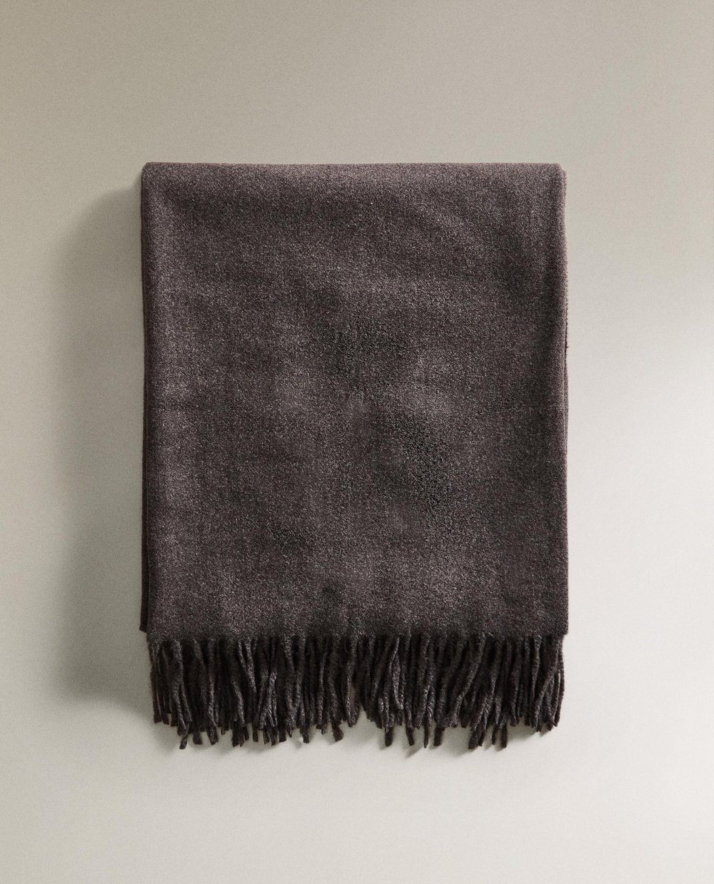 Zara Home плед из полиэстера, зелёный