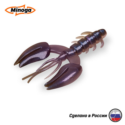 Силиконовая приманка "Minoga" JAGGER 3,0"(4шт) 75мм, 6гр, цвет 111