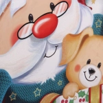 Пакет подарочный «Дедушка Мороз» 26*32*10 см, микс