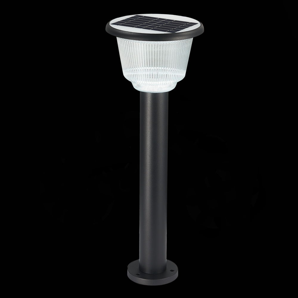 SL9502.405.01 Светильник уличный наземный ST-Luce Черный/Черный, Прозрачный LED 1*2W 3000-6000K SOLARIS
