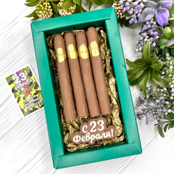Шоколадный набор "23 февраля. Сигары"