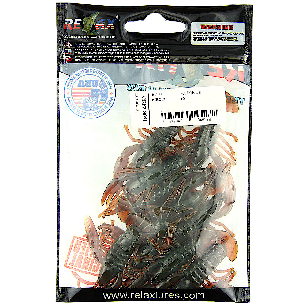 Мягкая приманка Relax Crawfish CRF2-S091  5.5см 10шт
