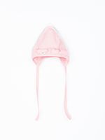 Чепчик с рюшей "Чайная роза" 0+