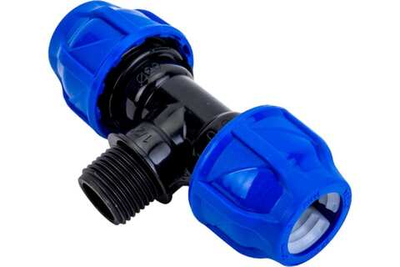 Тройник ПНД РЕ 20*3/4" нар. резьба