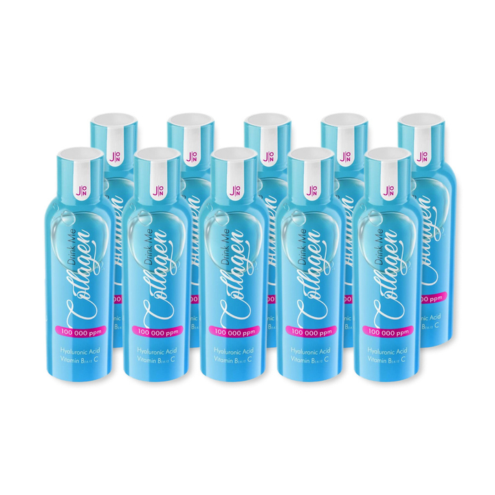 БАД Коллаген жидкий J:ON Drink Me Collagen 100,000 ppm + гиалуроновая кислота + вит. B2, B6, B12 + вит. С (5000 ppm) 50 мл х 10 шт