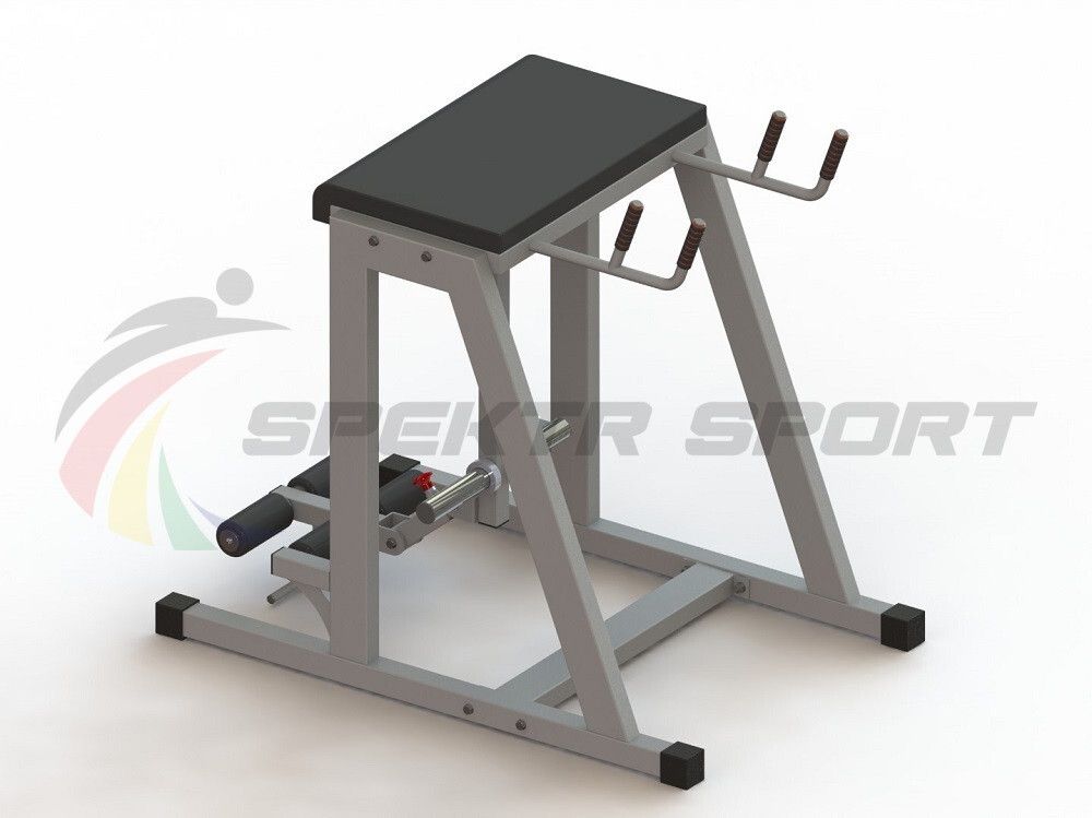 Обратная гиперэкстензия Spektr Sport с отягощением (свободный вес)