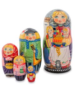 Народные промыслы МР-15/ 4-B Матрешка 5м «Семейка»