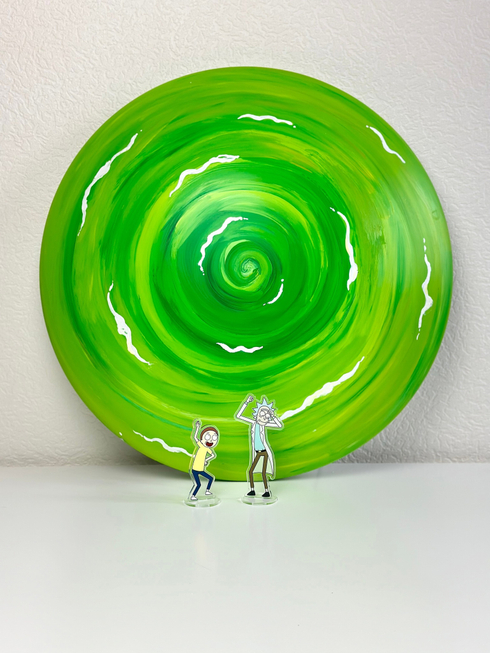 Портал Рик и Морти - настенный светильник (50 см)