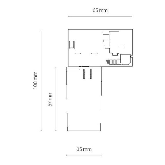 Адаптер для трековой системы Nowodvorski Cameleon 8282