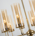 люстра Glass Tube Chandelier 12