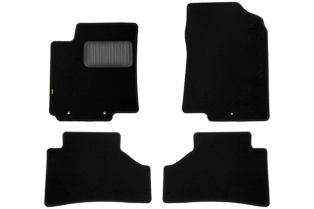 Коврики в салон Klever Standard KIA Rio 2011-2015, 2015-2017, хэтчбек, седан, 4 шт. (текстиль) Klever.KVR02253901210KH
