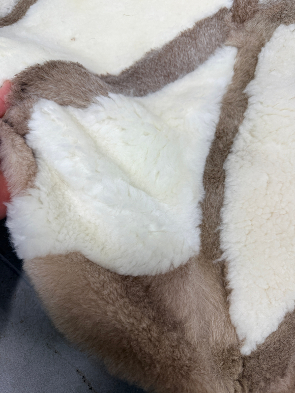 Ковер шкура натуральная овчина меховой