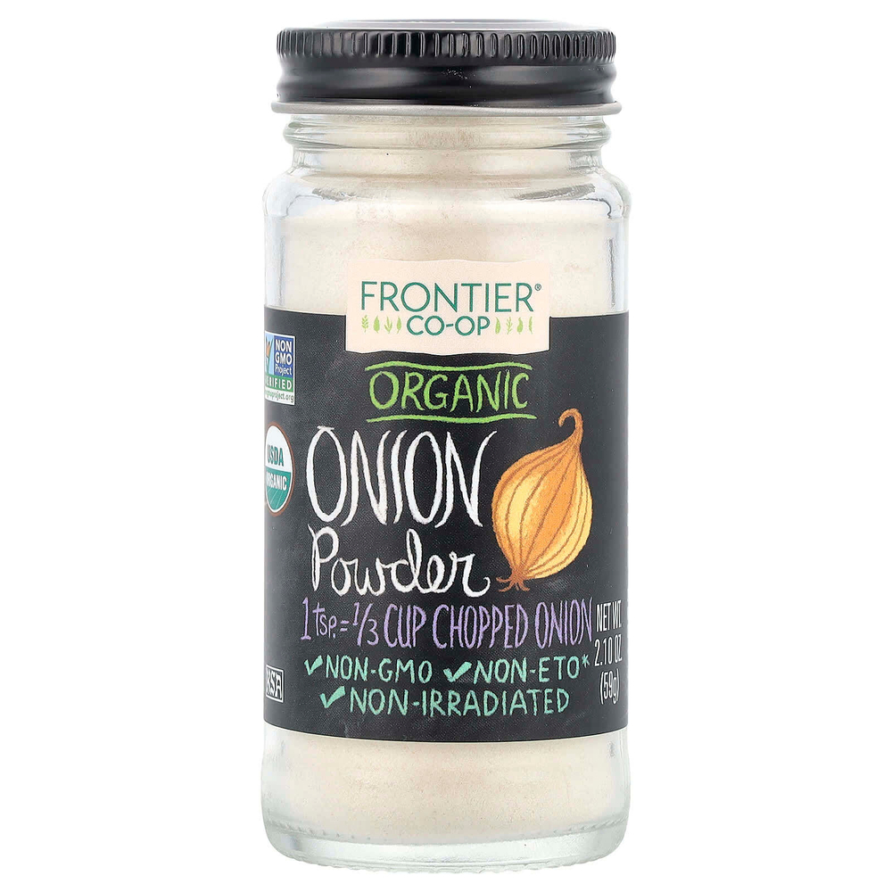 Frontier Co-op, органический луковый порошок, 59 г (2,10 унции)