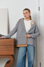 ПИДЖАК «SMART CASUAL» СЕРЕБРИСТЫЙ СЕРЫЙ|ПЕСОЧНО-БЕЖЕВЫЙ