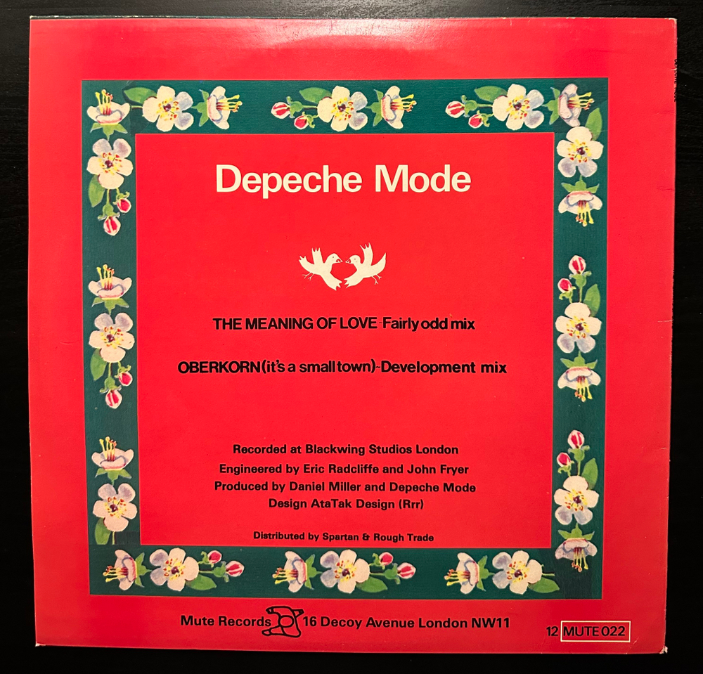 Depeche Mode - The Meaning Of Love (Англия 1982г.) 12", Maxi-Single