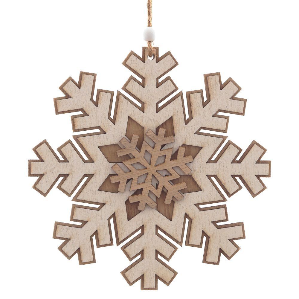 GAEM Украшение новогоднее "Снежинка", L15 W0,5 H16 см, 3в.