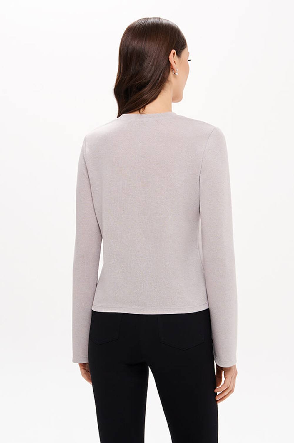 23390 Лонгслив женский (серый)