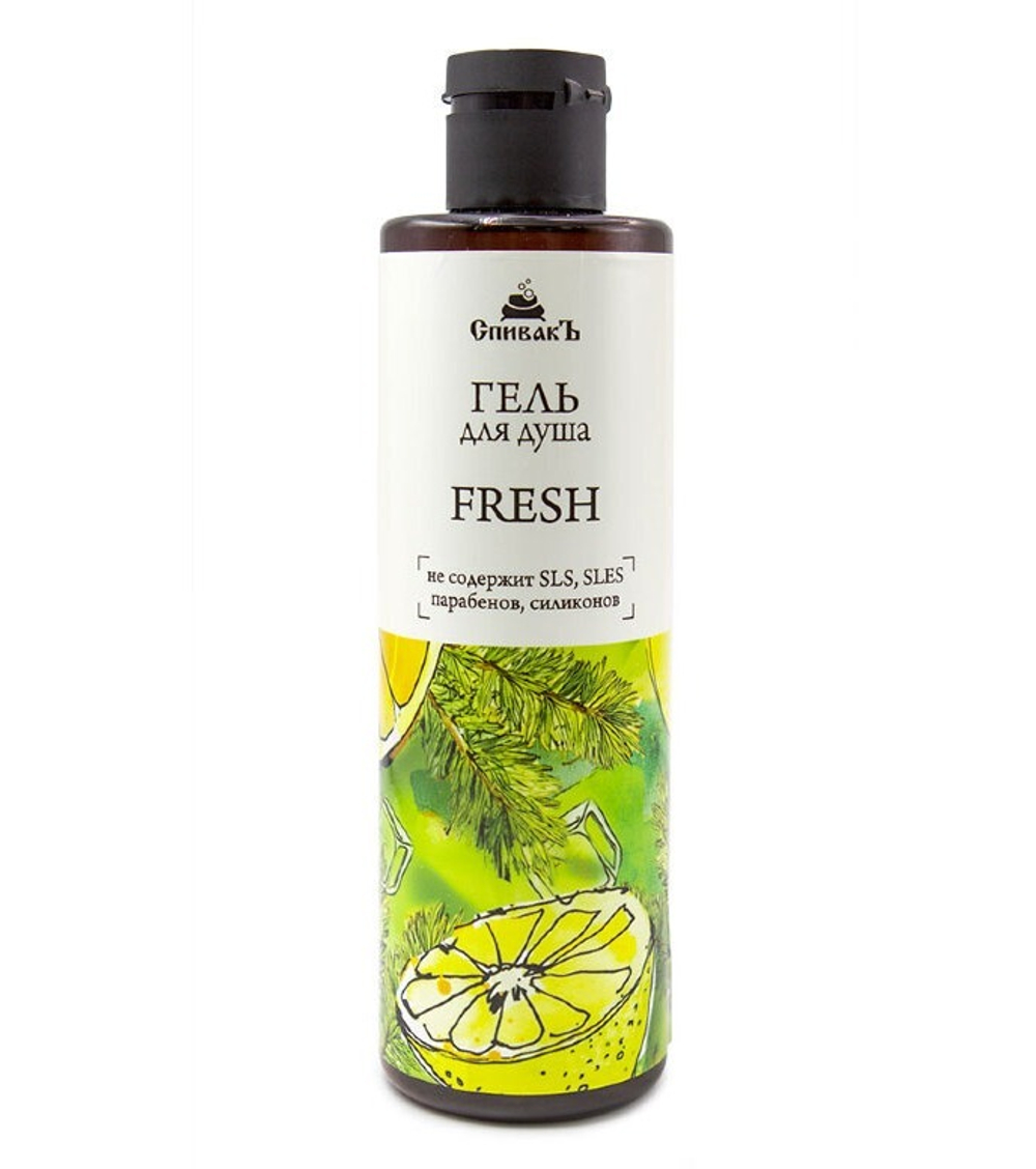 Гель для душа Fresh, ТМ СПИВАКЪ