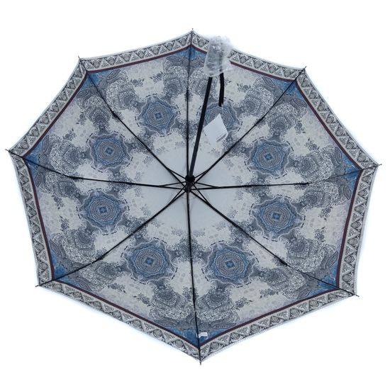 Зонт с серебристым куполом Рисунок внутри 255-В-01