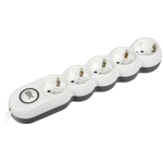 Удлинитель бытовой 5 гн, 5 м, ПВС, 3х1.5 мм2, 16 А, IEK, UNO, WYP53-16-05-05-ZK