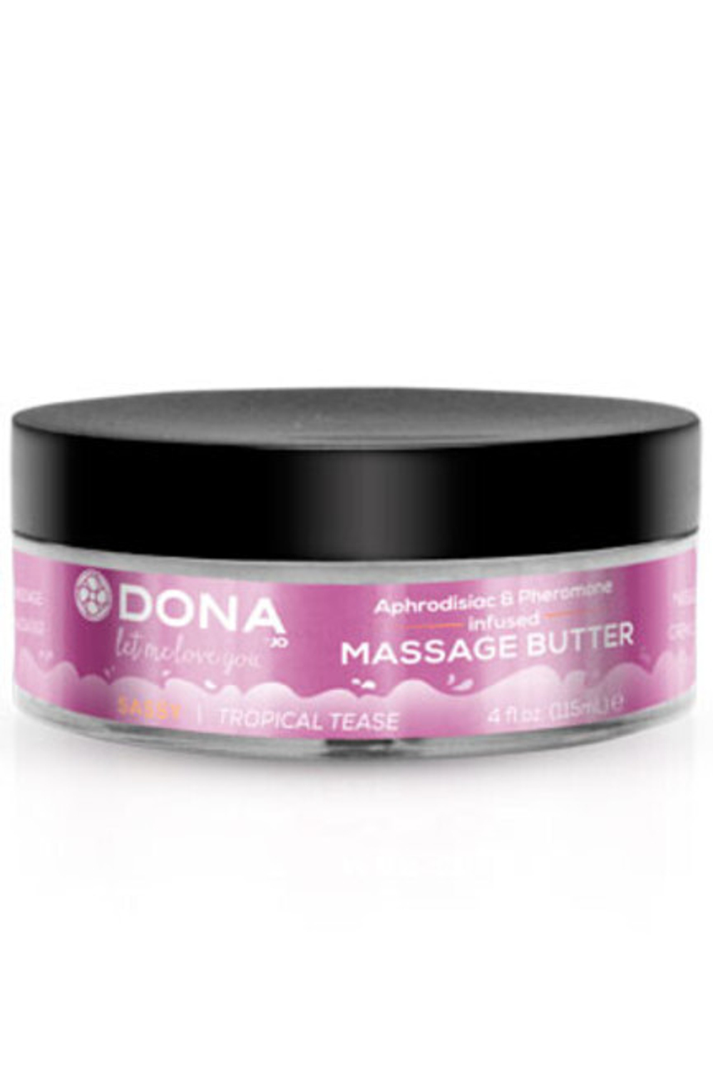 Увлажняющий крем-масло для массажа DONA Massage Butter Sassy Aroma - Tropical Tease 115 мл (Цвет: белый)