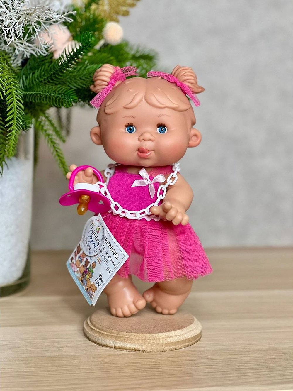 Пупс Nines 26см PEPOTE с закрывающими глазками (N814K)