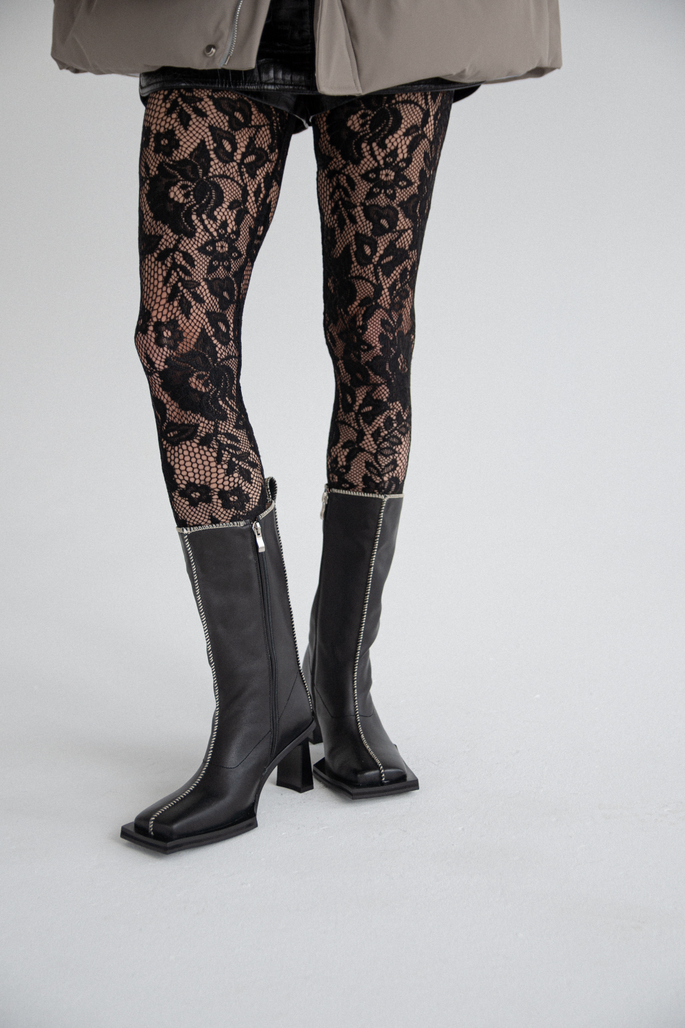 Ботильоны cо швом KIKI