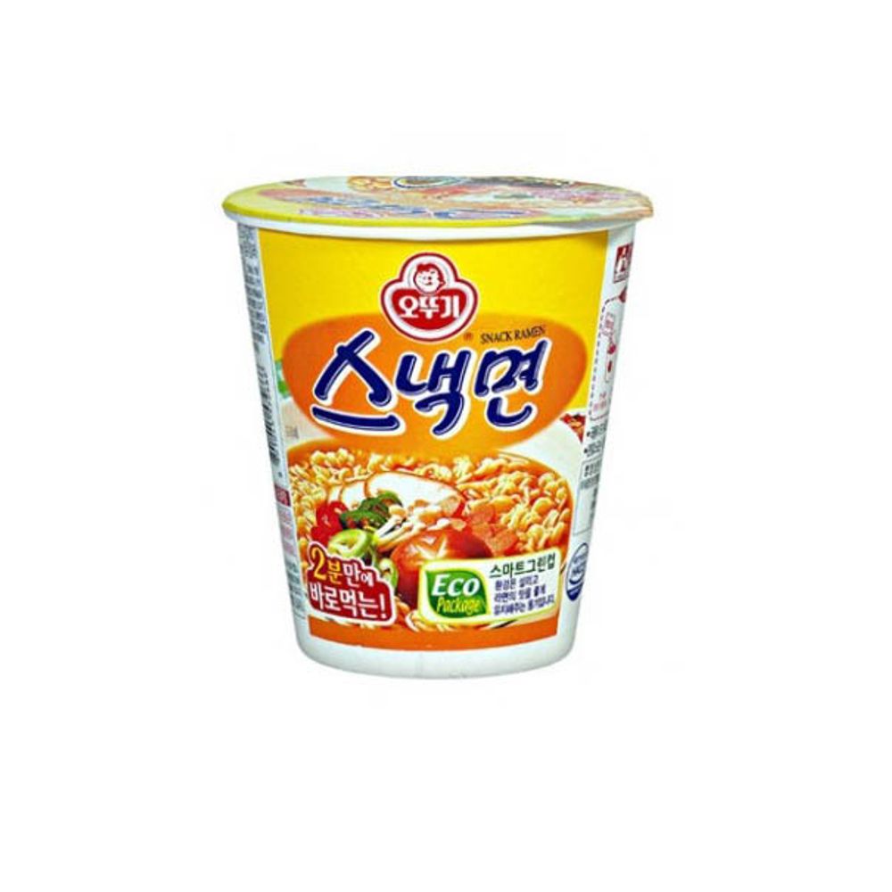 Лапша &quot;Snack Ramen&quot; со вкусом говядины 62гр, Южная Корея