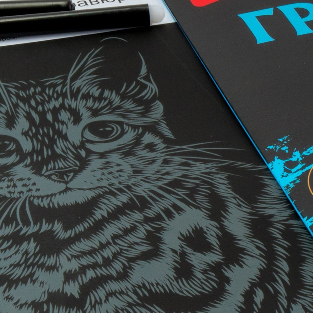 Гравюра с эффектом золота Lori, А4, картонный конверт, "Бенгал"