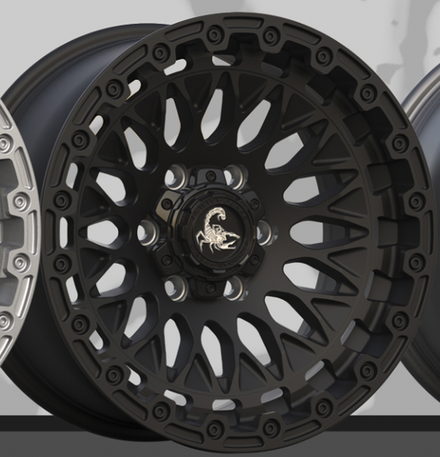 Диск колёсный кованый AGILITY FORCE UT721 R17 8,0 ET0 Matte Black