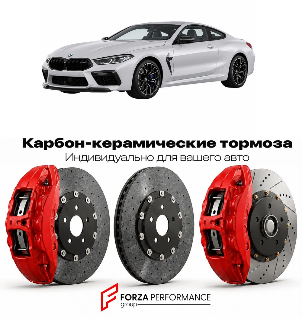 Карбон-керамическая тормозная система для BMW M8 I G15 2019-2026 БМВ