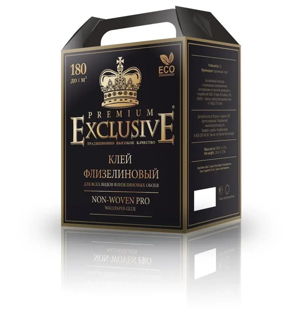 Клей для обоев "Exclusive" флизелиновый PRO, 1000 гр.