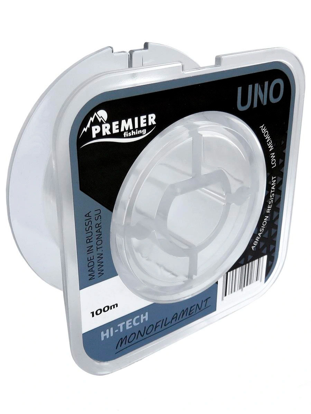 Леска для рыбалки Premier Fishing UNO Clear Nylon 0,28mm/100m (PR-U-C-028-100)