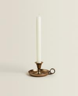 Подсвечник Zara Home, 6.5х13.5х11 см, золотой, 9398/468