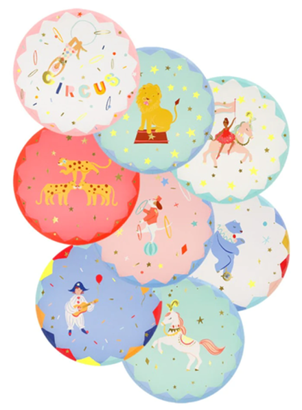 Тарелки маленькие "Цирк" 8 шт. (2024)