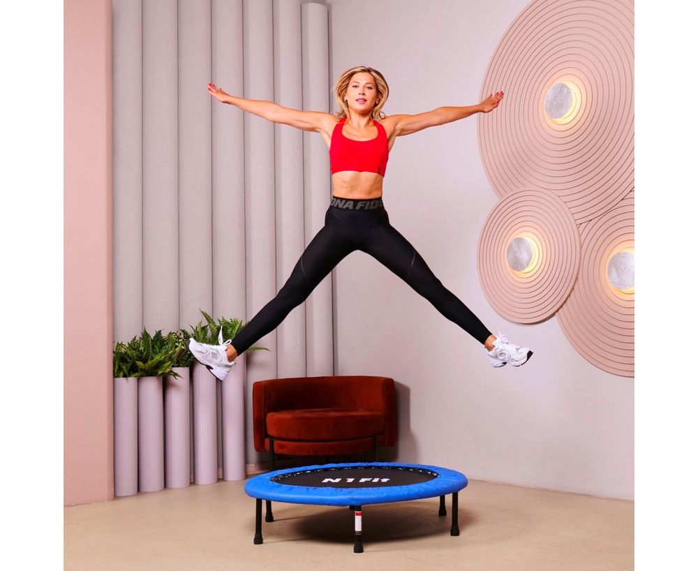Батут для фитнеса усиленный DFC N1Fit 40'' (102 см) складной