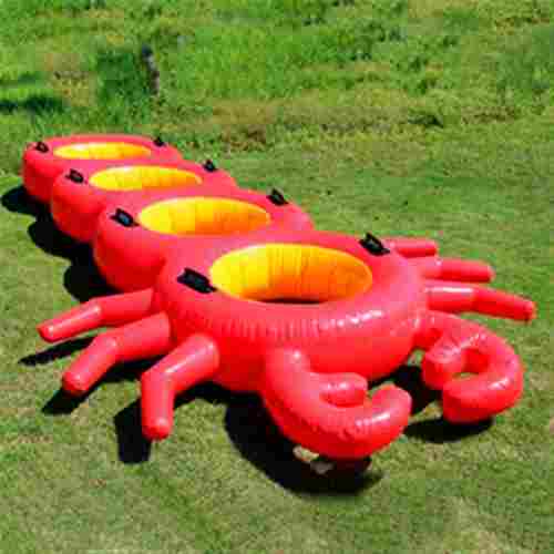 Надувная командная игра "Верхом на креветке"