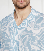 Рубашка Lapis_3 BOSS ORANGE - голубой(50514572)