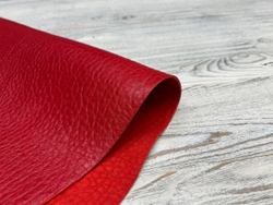 Tirex Bright Red (1,6-1,8 мм), цв. Красный, натуральная кожа козы