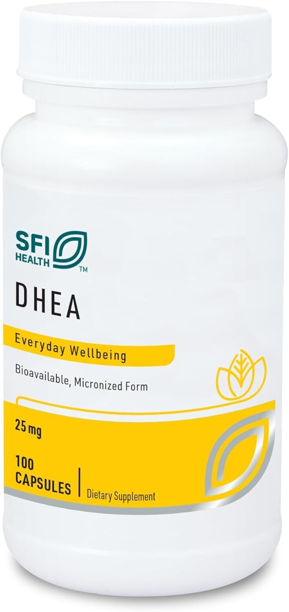 Klaire Labs - DHEA 25 mg 100 capsules