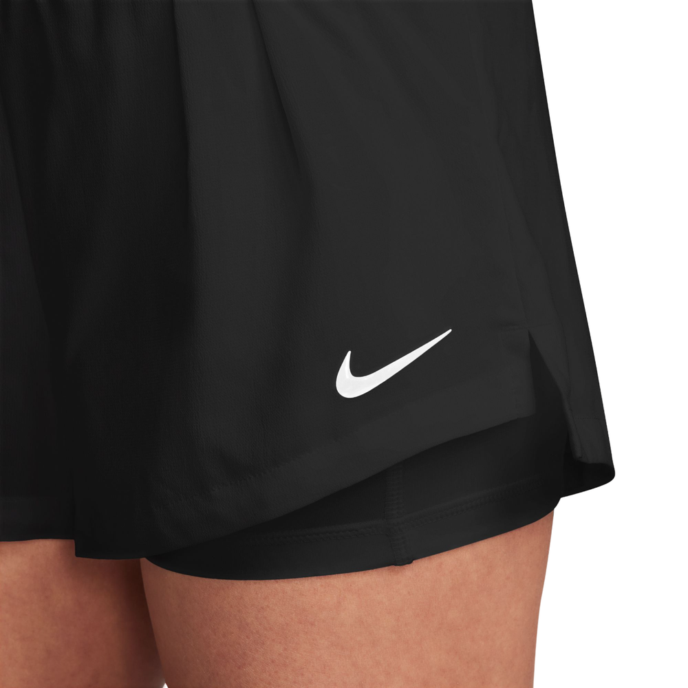 Женские Шорты теннисные Nike Court Advantage Dri-Fit Tennis Short - black/black/white