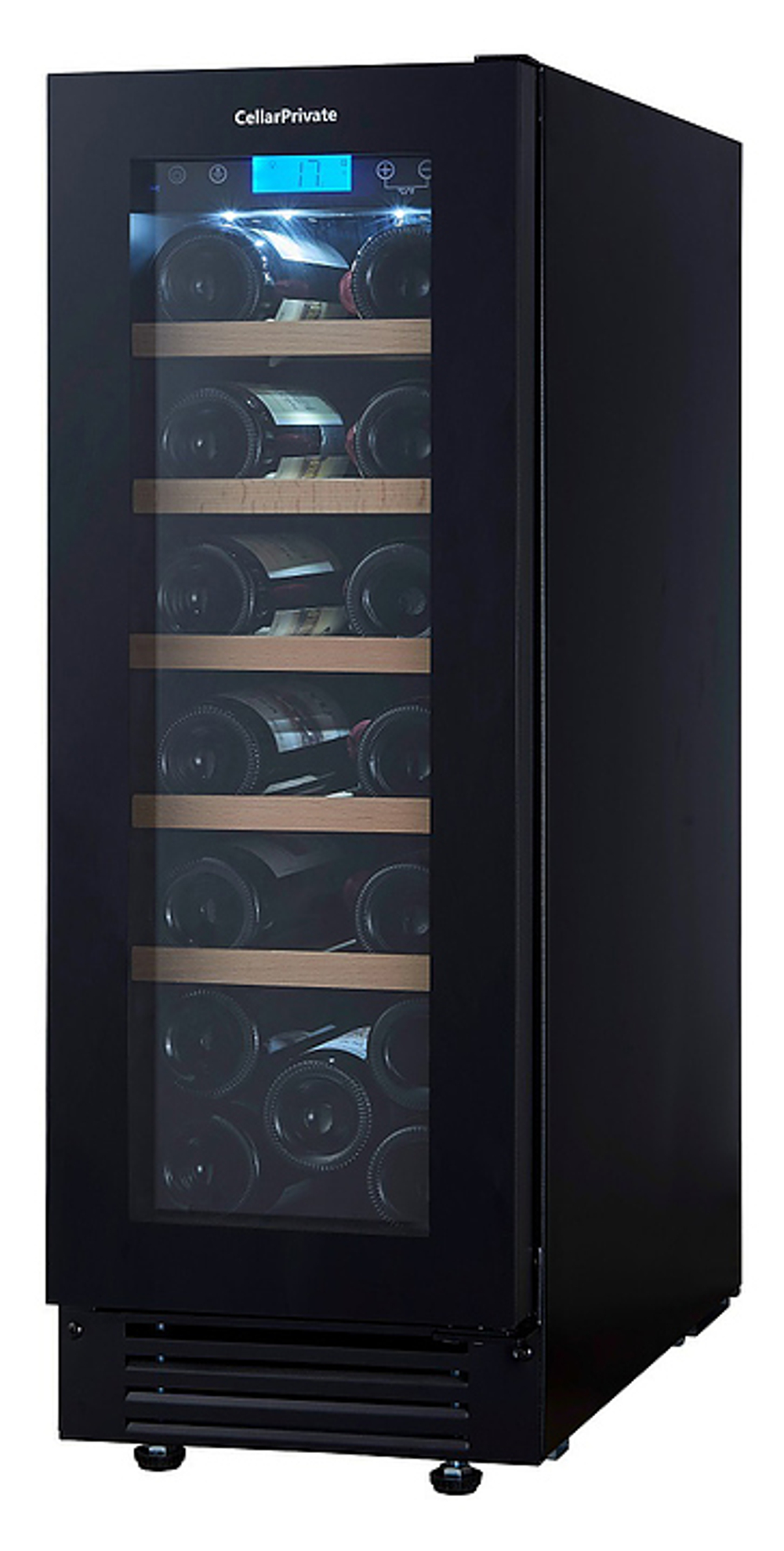 Винный шкаф Cellar Private CP020-1TBH черная дверь