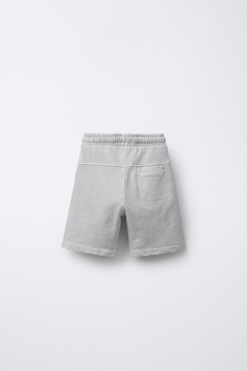 ZARA КРАШЕНЫЕ ШОРТЫ, СВЕТЛО-СЕРЫЙ