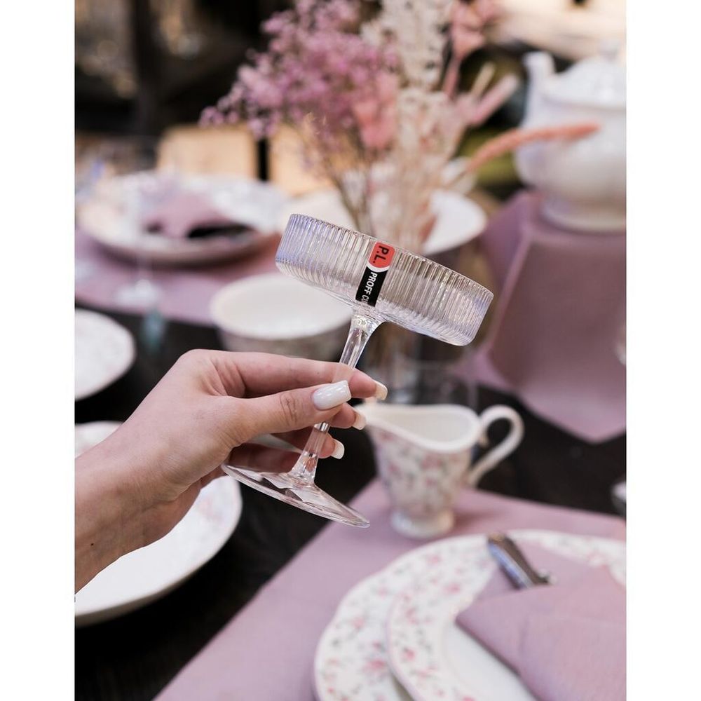 Рюмка коктейльная 250 мл "  Optical" d 10,5 см h13 см P.L. - BarWare [4]