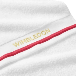 Теннисное полотенце Wimbledon Sports - white/strawberry/pink