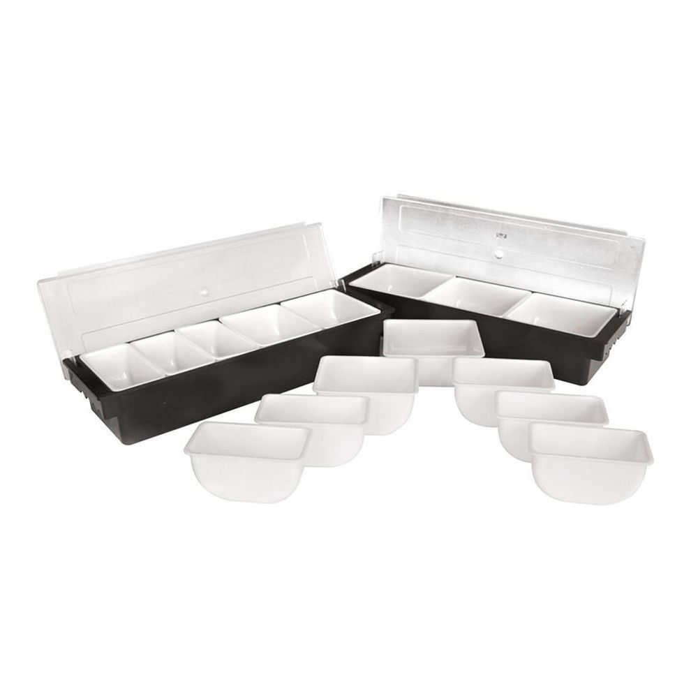 Контейнер емкость для фруктов и специй 3 отд. 49*14,5*10 см пластик P.L.