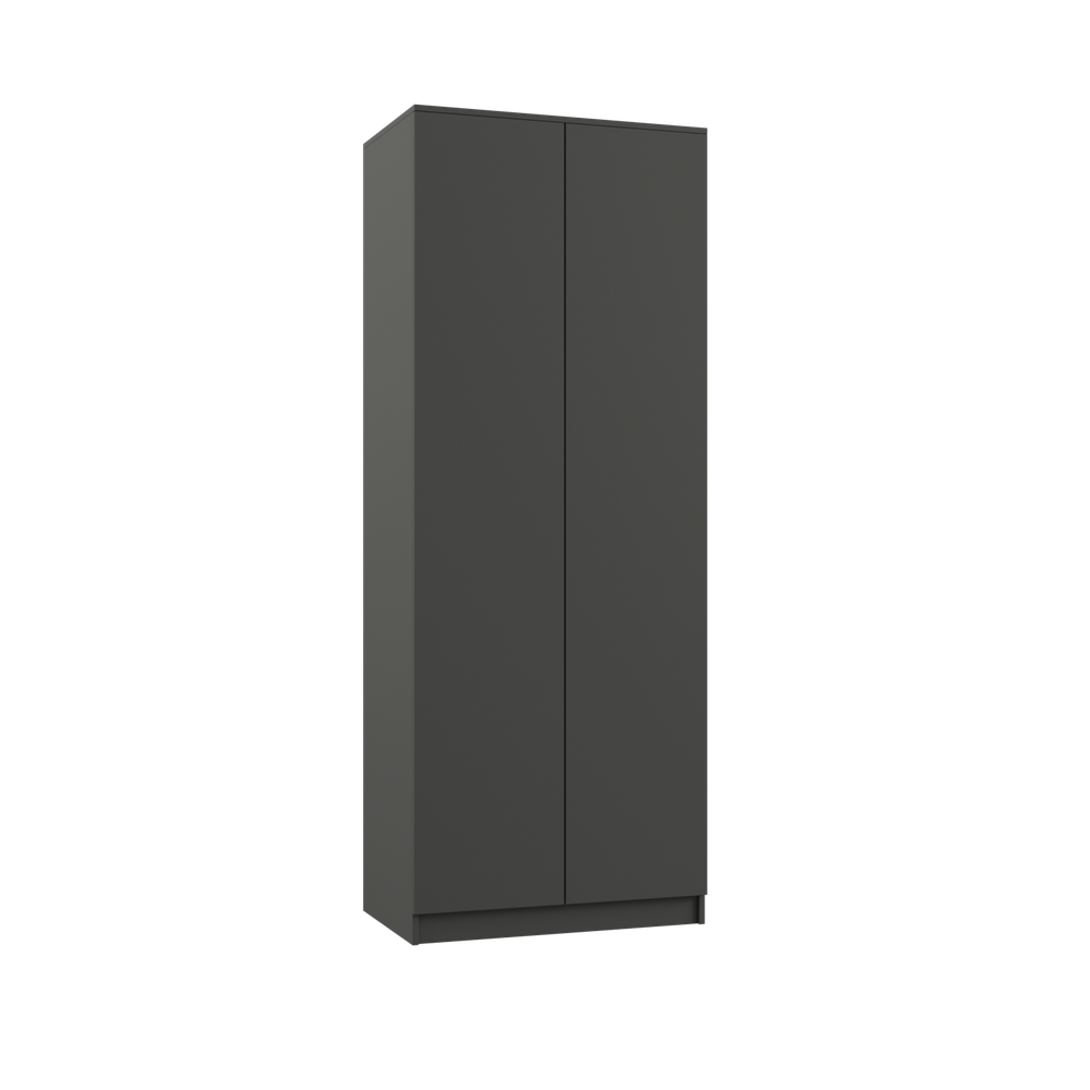 МС Мадера Шкаф ШМ2 800*2100*520 (лдсп графит)